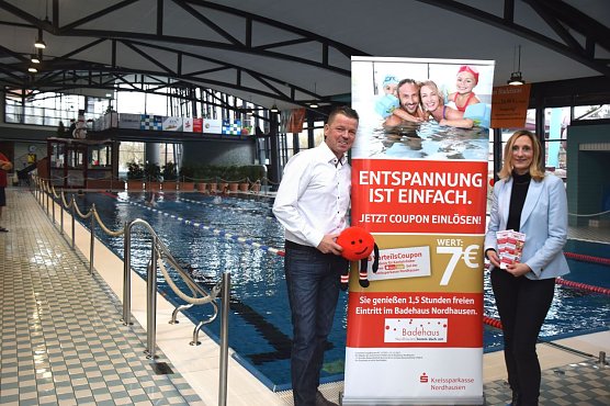 Badehaus und Kreissparkasse kooperieren wieder (Foto: Kreissparkasse Nordhausen)