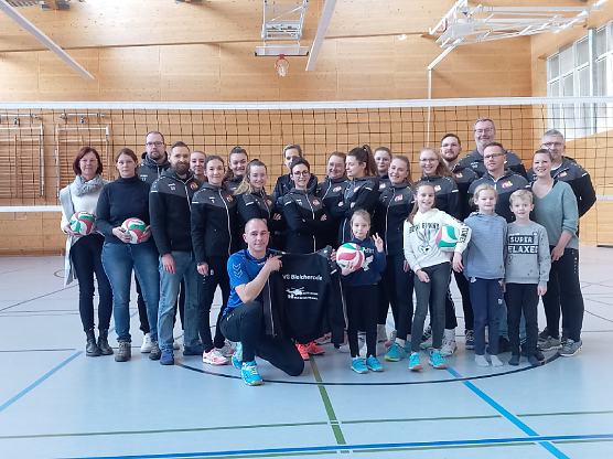 Neue Sponsoren f&uuml;r Bleicherodes Volleyballerinnen (Foto: Andre Kretzschmar)