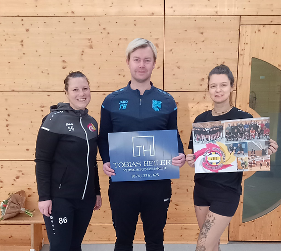Neue Sponsoren f&uuml;r Bleicherodes Volleyballerinnen (Foto: Andre Kretzschmar)
