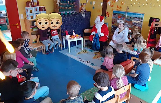Weihnachtsstimmung in der Kita Brummkreisel (Foto: Kita Brummkreisel) Weihnachtsstimmung in der Kita Brummkreisel (Foto: Kita Brummkreisel)