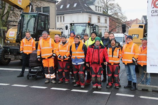 Das Team von Granitbau Nordhausen hatte dreieinhalb Jahre lang alle H&auml;nde voll zu tun (Foto: agl)
