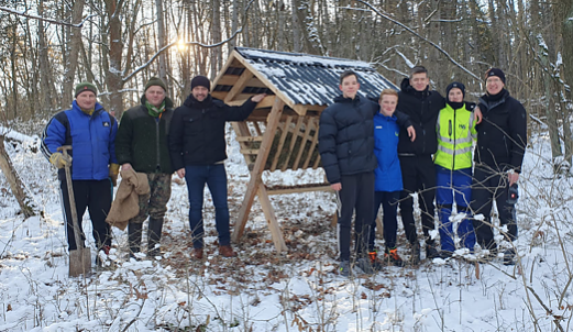 von links: Jens B&ouml;senberg, Heiko Karth&auml;user, Ren&eacute; Fullmann, Niklas Ausflug, Lukas Jakob, Ben Stumm, Leon Leyh und Jens Stumm (Foto: Anja Stumm)