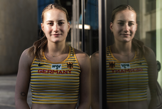 Chantal Rimke startet am 28. Januar beim Kugelsto&szlig;meeting "Nordhausen-Indoor" als Lokalmatadorin beim U20-Nachwuchs (Foto: Christoph Keil)