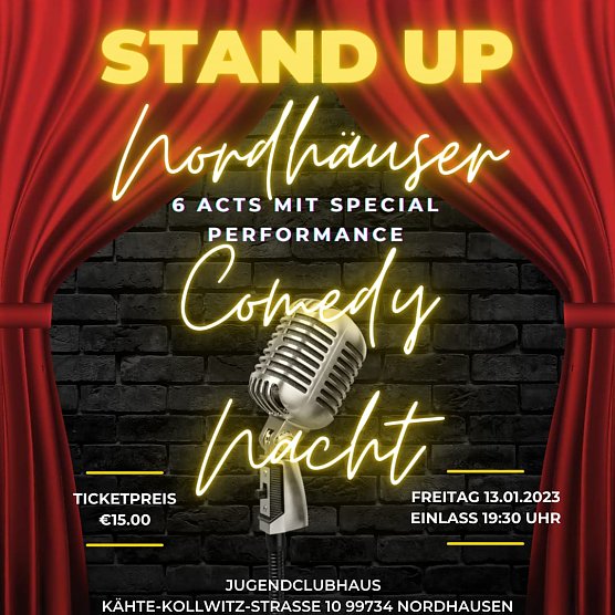 Stand Up Nacht in Nordhausen (Foto: Laura Fullmann)