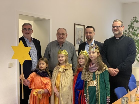Sternsinger zu Gast bei der CDU (Foto: CDU Nordhausen)