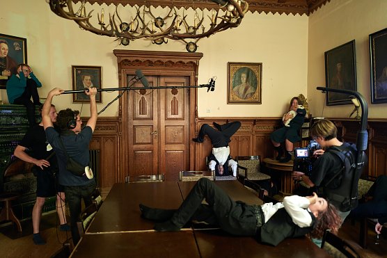 Blick hinter die Kulissen (Foto: Boris Fischer) Blick hinter die Kulissen (Foto: Boris Fischer)