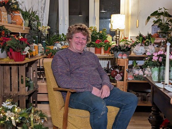 Martin Sroce in seinem Bleicher&ouml;der Laden (Foto: Savidas/MDR)