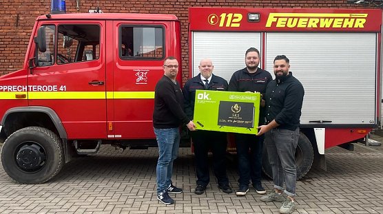 Spenden&uuml;bergabe in Lipprechterode (Foto: S.Dietzel)