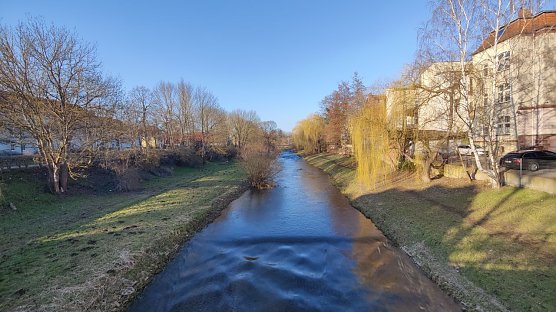 Diesen sch&ouml;nen Schnappschuss der Zorge in Nordhausen lie&szlig; uns Peter Blei zukommen (Foto: Peter Blei)