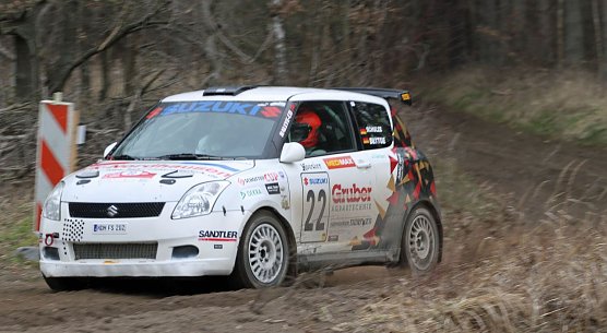 Fabian Schulze im Suzuki Swift schlug sich in Wittenberg wacker (Foto: Franc-Randy Telemann)
