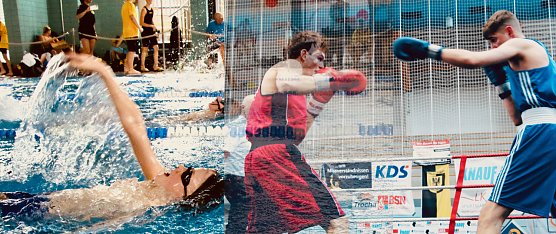 Im Boxring und im Becken wurden heute Meisterschaften ausgetragen (Foto: agl)