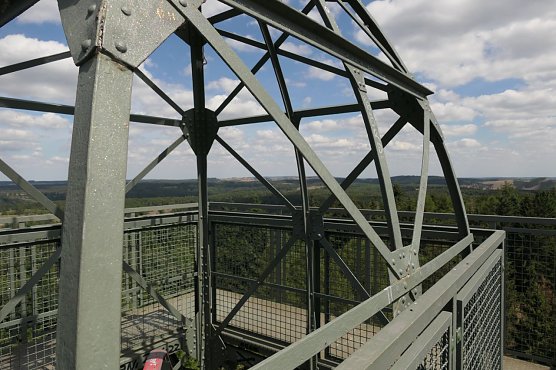 Blick vom Poppenberg-Turm (Foto: Naturpark S&uuml;dharz-Kyffh&auml;user)