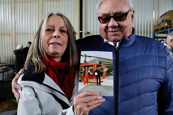 Liane Schmalz und Bernd Jonas erinnern sich an die ersten Starts mit der Bell (Foto: agl)