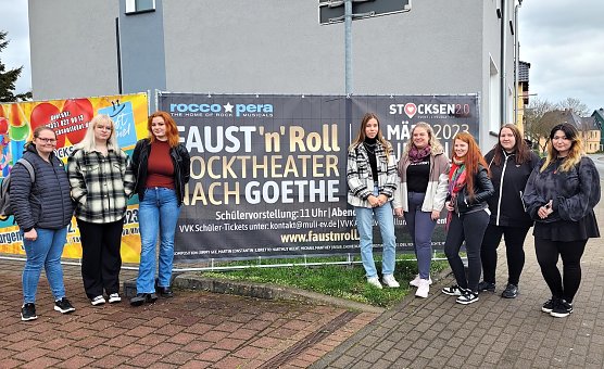 pro vita Sch&uuml;ler besuchen Rocktheater in Sondershausen (Foto: S.Vollmann)