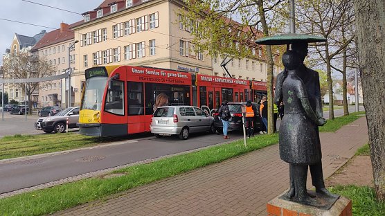 Unfall in der T&ouml;pferstra&szlig;e (Foto: Peter Blei)