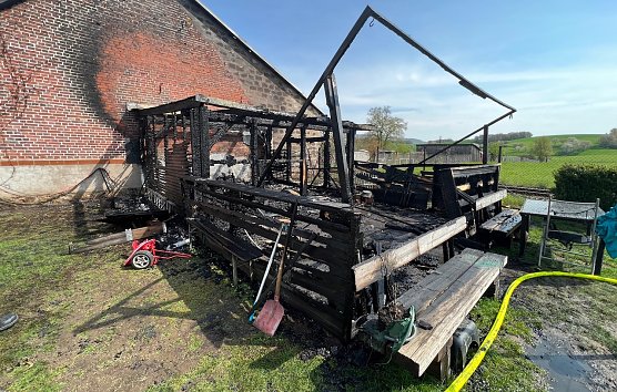 Brand in Niedersachswerefen (Foto: S.Dietzel)