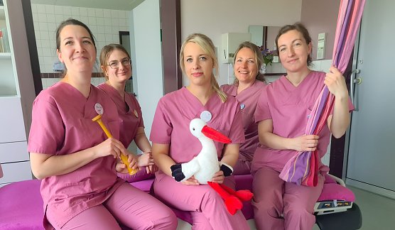Hebammen im S&uuml;dharz Klinikum (Foto: K.Garke)