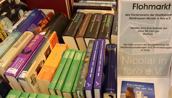 Wieder Bücherflohmarkt in Nordhausen am Samstag (Foto: Stadtverwaltung Nordhausen) Wieder Bücherflohmarkt in Nordhausen am Samstag (Foto: Stadtverwaltung Nordhausen)
