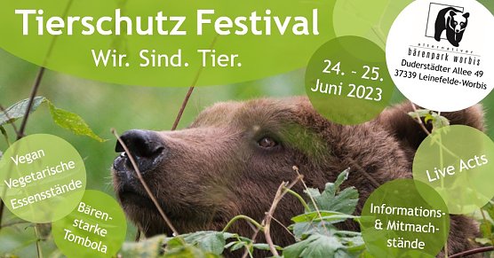 Im Bärenpark wird Ende des Monats gefeiert (Foto: Bärenpark Worbis) Im Bärenpark wird Ende des Monats gefeiert (Foto: Bärenpark Worbis)