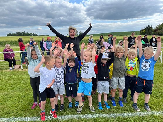 Viel Freude bei den Burgspatzen (Foto: Katrin Krusche) Viel Freude bei den Burgspatzen (Foto: Katrin Krusche)