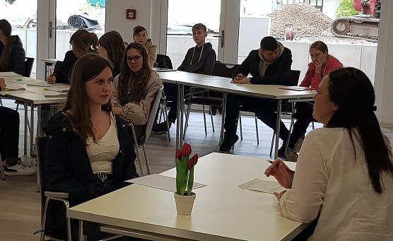 Berufsorientierung am Schillergymnasium Bleicherode (Foto: Johannes Eichhorn) Berufsorientierung am Schillergymnasium Bleicherode (Foto: Johannes Eichhorn)