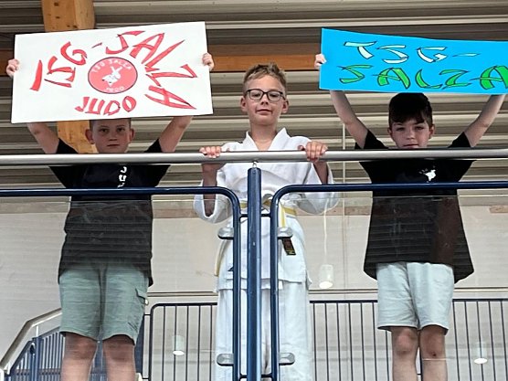 Der Nachwuchs der TSG - Salza kämpfte bei der Landesmeisterschaft in Nordhausen (Foto: TSG Salza) Der Nachwuchs der TSG - Salza kämpfte bei der Landesmeisterschaft in Nordhausen (Foto: TSG Salza)