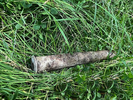 Munitionsfund am M&ouml;wensee (Foto: Feuerwehr Heringen)