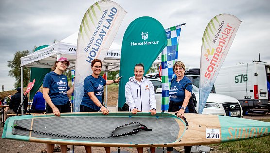 Zufriedene Stand-Up-Paddler nach dem letzten Wochenende  (Foto: C.Keil)
