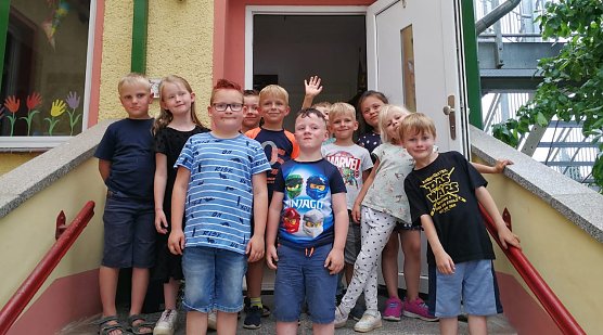 Die elf "Schulabg&auml;nger" der Burgspatzen (Foto: D.R&ouml;pcke)