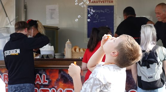Die Familie stand am Nachmittag im Mittelpunkt des Hoffestes (Foto: nnz)