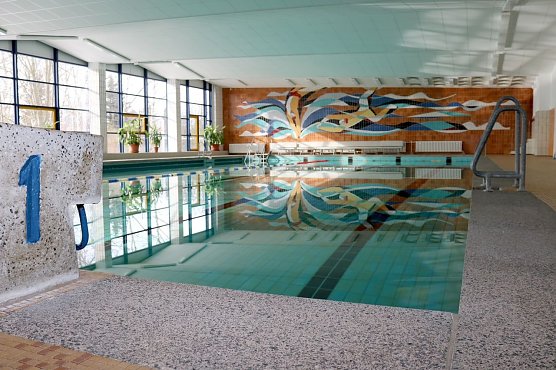 Die Schwimmhalle in Sollstedt &ouml;ffnet bald wieder (Foto: Pressestelle Landratsamt)