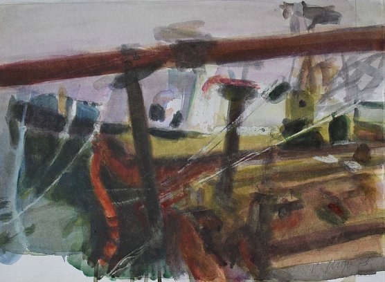 Wracks im Nebel (Foto: Peter Genßler) Wracks im Nebel (Foto: Peter Genßler)