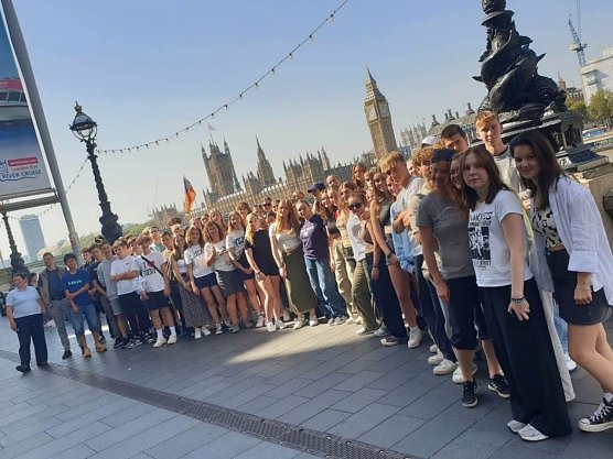Im Herzen Londons (Foto: Humboldt-Gymnasium) Im Herzen Londons (Foto: Humboldt-Gymnasium)