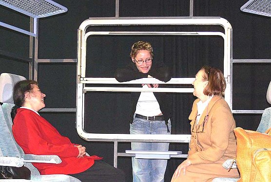 Uta Haase (li), Dorotty Szalma  und Sigrid Herforth  (Foto: I. Diete)