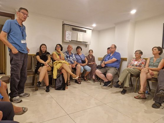 Sicher im Hotel - am Tag nach der Ankunft mussten sich die Touristen in Sicherheit bringen (Foto: Hauke Meinhold)