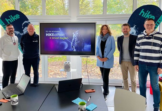 Treffen im hike Lab an der Hochschule Nordhausen zum HIKEathon X Smart Region (Foto: Tina Bergknapp)