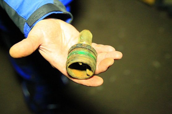 Der Z&uuml;nder ist unsch&auml;dlich gemacht (Foto: S. Dietzel)