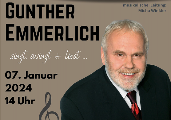 Neujahrskonzert mit Gunther Emmerlich (Foto: Heimat-und Kulturverein  Bleicher&ouml;der Berge-Hainleite)