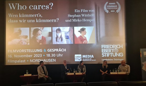 Film mit anschließender Diskussion gestern in Nordhausen (Foto: Diakonie) Film mit anschließender Diskussion gestern in Nordhausen (Foto: Diakonie)