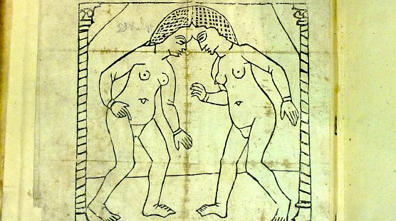 Ausschnitt aus dem Scriptorium (Foto: Stadtverwaltung Nordhausen)