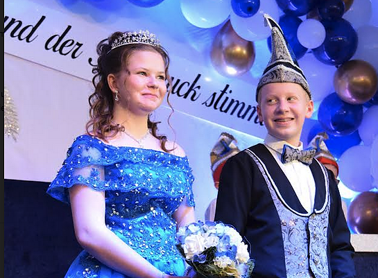 Das G&ouml;rsbacher Kinderprinzenpaar, Prinz Moritz I. und Kronprinzessin Johanna I. (Foto: Dorit Steinecke)