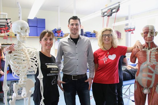 v.l.: Kristin Krau&szlig;, Philipp Hoinkes und Mirka Fleischer (Foto: agl)