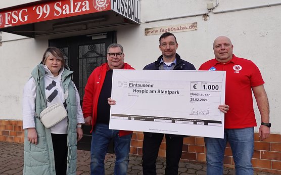 Von links: Carolin G&ouml;sel-Steiniger, Frank Kirchhoff, Christian D&ouml;ring und Heiko R&ouml;der (Foto: nnz)