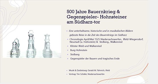 500 Jahre Bauernkrieg in Harztor (Foto: Tim Sch&auml;fer)