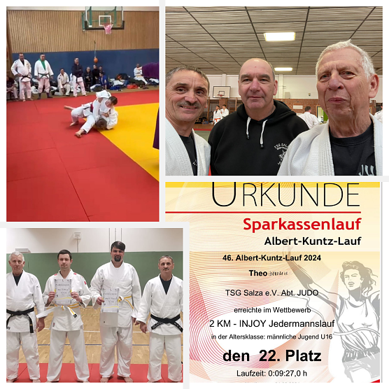 Die Judoka des TSG Salza beim Kataseminar (Foto: TSG Salza)
