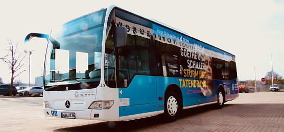 Analoge Werbung f&uuml;r die digitale Kampagne - in Nordhausen soll zweigleisig f&uuml;r Ausbildungsberufe geworben werden (Foto: agl)