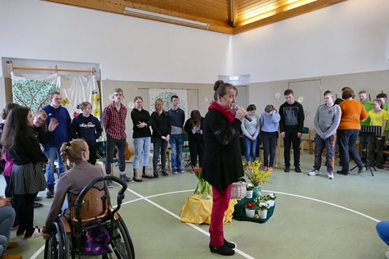 Konzert im F&ouml;rderzentrum St. Martin (Foto: Kreismusikschule)