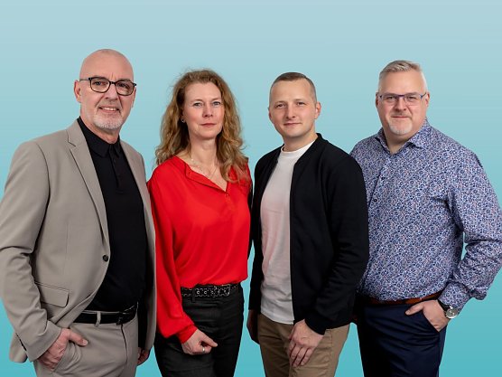v.l.: Andreas Trump, Birgit Scholz, Christian V&ouml;lkel, Steffen Iffland (Foto: CDU Nordhausen)