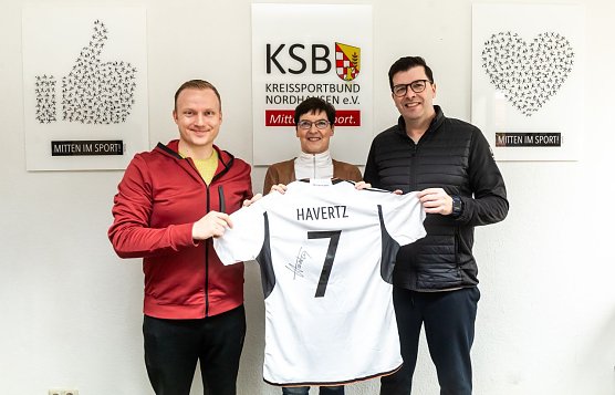  Bei einer Online-Auktion erzielte ein Trikot von Kai Haverts &uuml;ber 300 Euro (Foto: KSB)