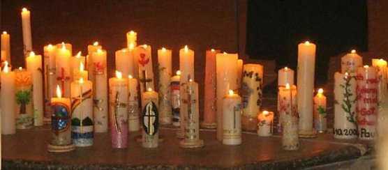 Taufkerzen (Foto: F.Tuschy)
